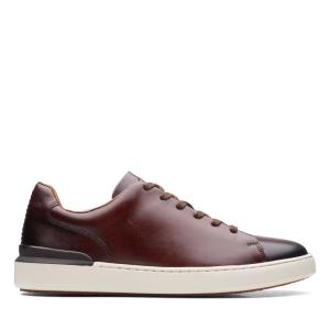 Tenis Clarks CourtLite Renda Masculino Marrom Escuro | CLK158URN