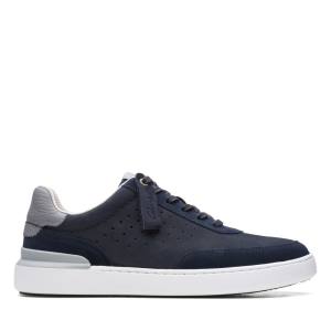 Tenis Clarks Court Lite Tie Masculino Azul Marinho | CLK536UVG