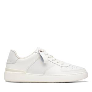 Tenis Clarks Court Lite Tie Masculino Branco | CLK921ROW