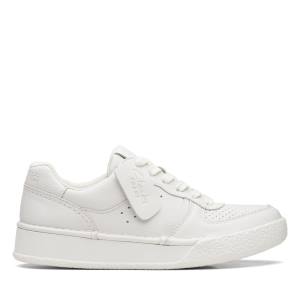 Tenis Clarks Craft Cup Court Feminino Branco | CLK486JQH