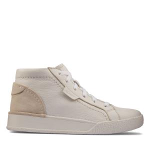 Tenis Clarks Craft Cup Hi Feminino Branco | CLK617FDU