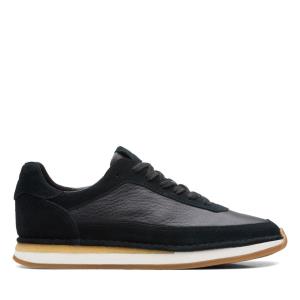 Tenis Clarks Craft Run Renda Masculino Pretas | CLK768WTK