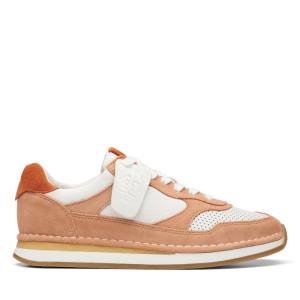 Tenis Clarks Craft Run Tor Feminino Luz Laranja | CLK759KXO