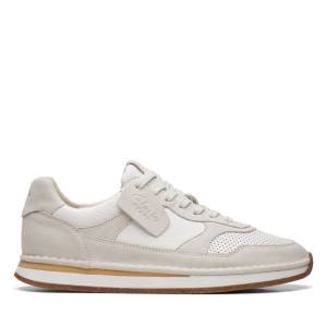 Tenis Clarks Craft Run Tor Masculino Branco | CLK783GMF