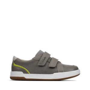 Tenis Clarks Fawn Solo Kid Menina Cinzentas | CLK298IDW