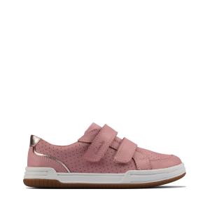 Tenis Clarks Fawn Solo Kid Menina Luz Rosa | CLK270VLU