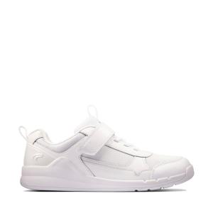 Tenis Clarks Orbit Sprint Youth Menina Branco | CLK190JQB