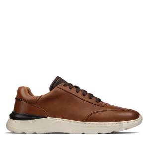 Tenis Clarks Sprint Lite Renda Masculino Marrom | CLK421GMQ