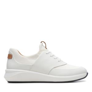 Tenis Clarks Un Rio Renda Feminino Branco | CLK385LJY