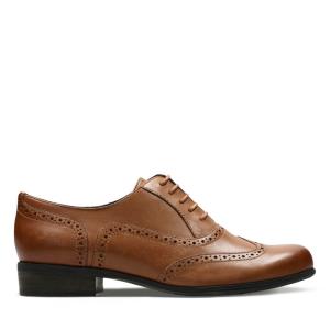 sapatos Brogues Clarks Hamble Oak Feminino Marrom Escuro | CLK631WKF