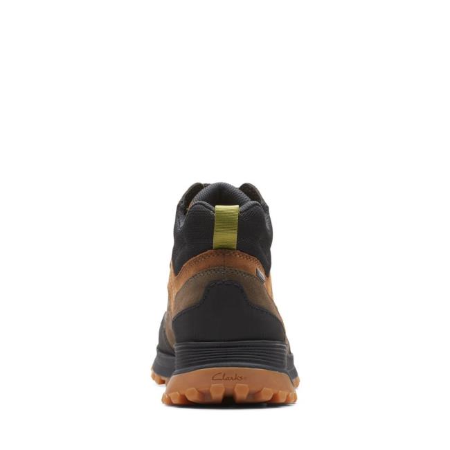 Botas Casual Clarks ATL Trek Hi GORE-TEX Masculino Verde Oliva Escuro | CLK814XOI