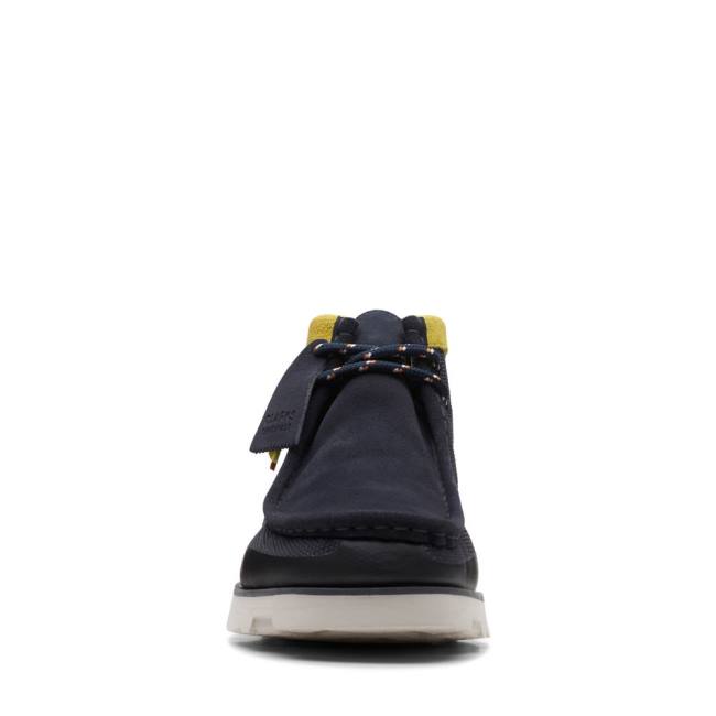 Botas Casual Clarks Wallabee 2.0 GORE-TEX Masculino Azul Marinho | CLK740JMQ