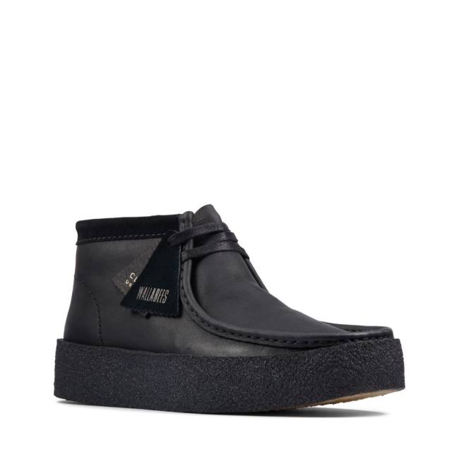 Botas Casual Clarks Wallabee Cup Masculino Pretas | CLK724VQK