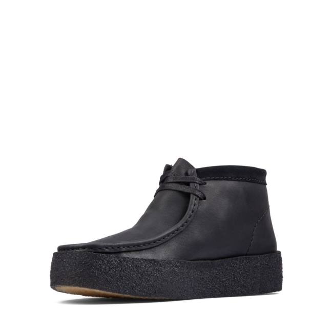 Botas Casual Clarks Wallabee Cup Masculino Pretas | CLK724VQK