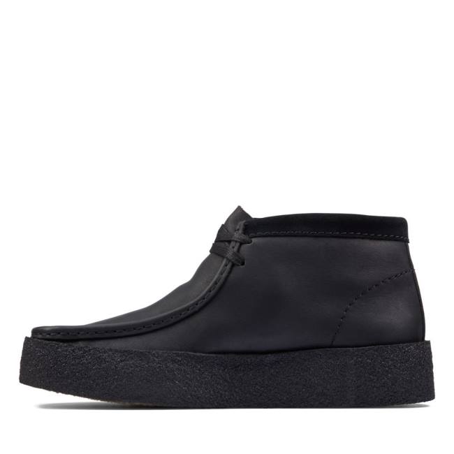 Botas Casual Clarks Wallabee Cup Masculino Pretas | CLK724VQK