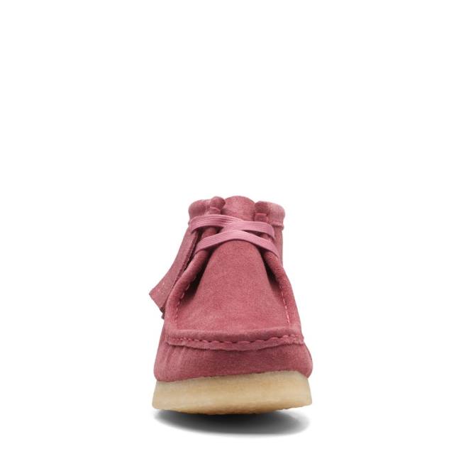 Botas Casual Clarks Wallabee Feminino Rosa | CLK079LZS