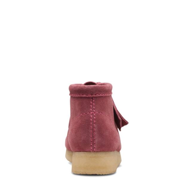 Botas Casual Clarks Wallabee Feminino Rosa | CLK079LZS