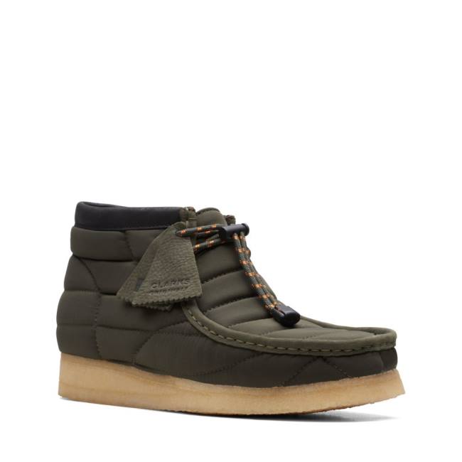 Botas Casual Clarks Wallabee Masculino Caqui | CLK016ODV