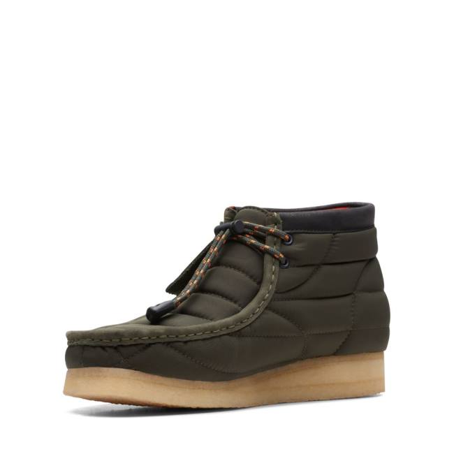 Botas Casual Clarks Wallabee Masculino Caqui | CLK016ODV