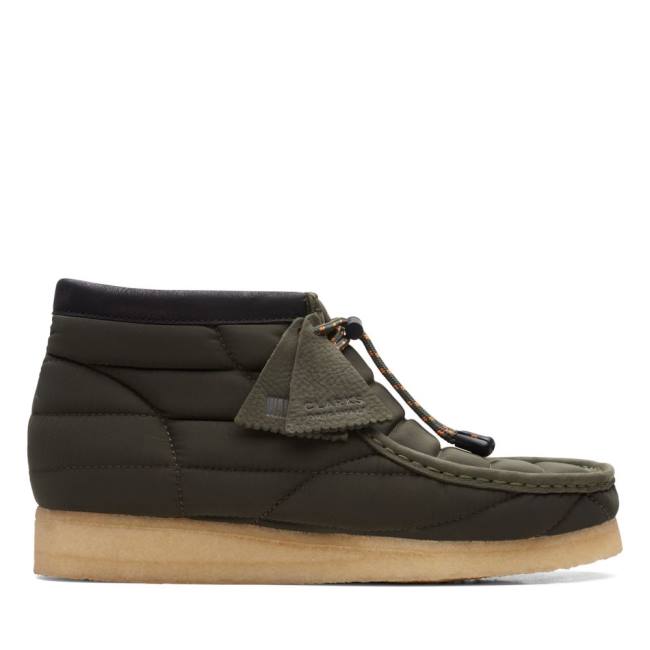 Botas Casual Clarks Wallabee Masculino Caqui | CLK016ODV