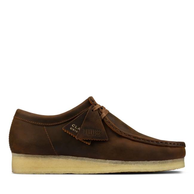 Botas Casual Clarks Wallabee Masculino Marrom | CLK342TRI