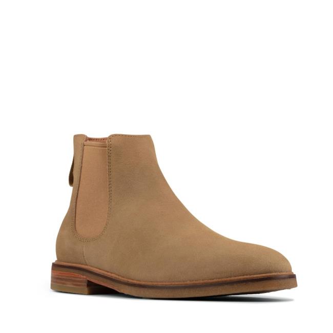 Botas Chelsea Clarks Clarkdale Gobi Masculino Marrom Escuro | CLK048LOI