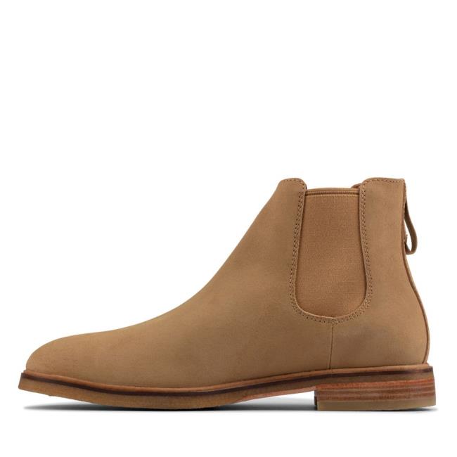 Botas Chelsea Clarks Clarkdale Gobi Masculino Marrom Escuro | CLK048LOI