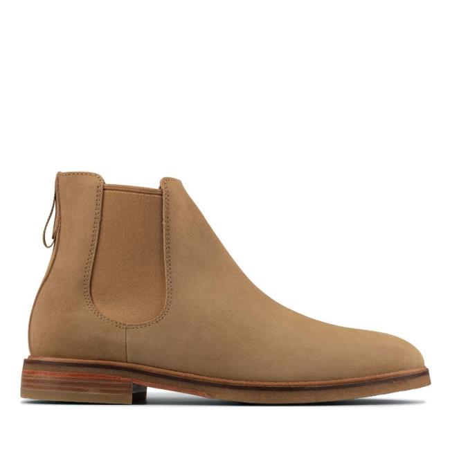 Botas Chelsea Clarks Clarkdale Gobi Masculino Marrom Escuro | CLK048LOI