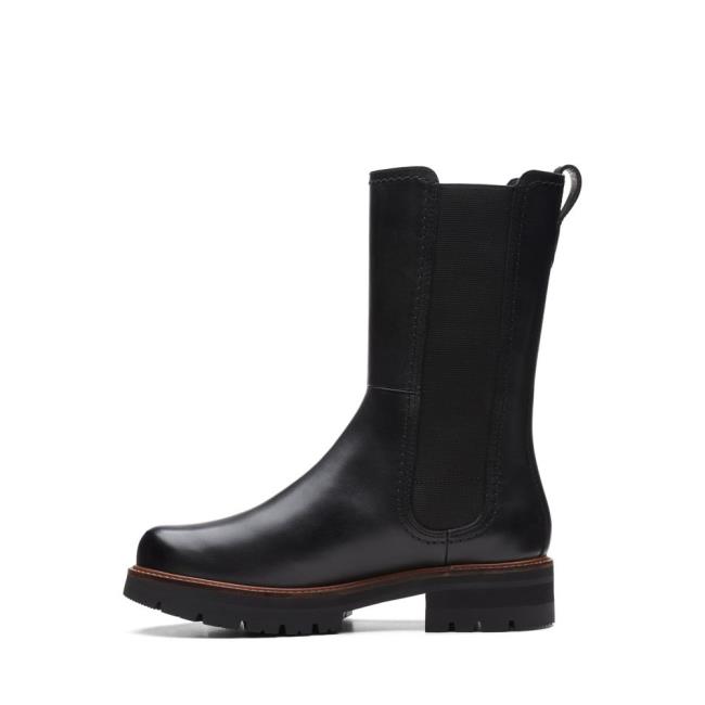 Botas Chelsea Clarks OriannaChelsea Feminino Pretas | CLK521RDO