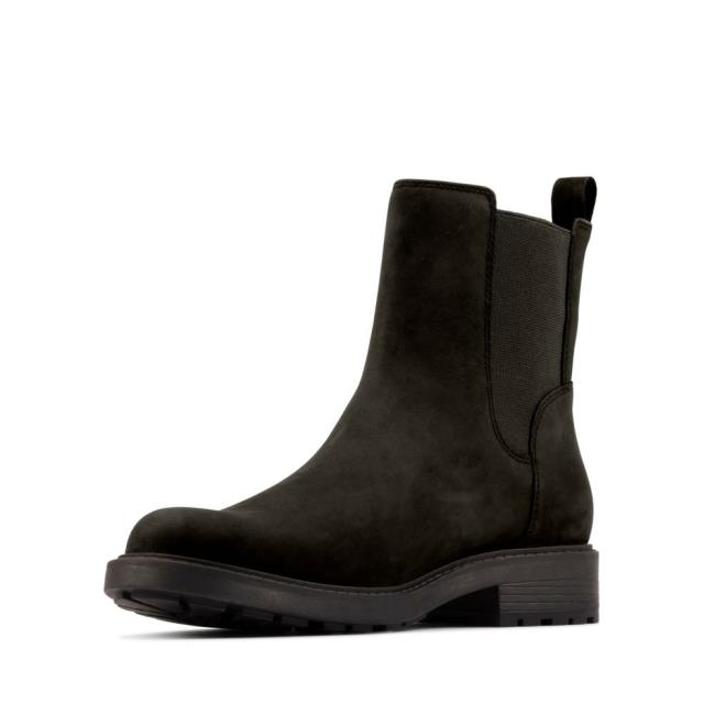 Botas Chelsea Clarks Orinoco 2 Top Feminino Pretas | CLK465UMS