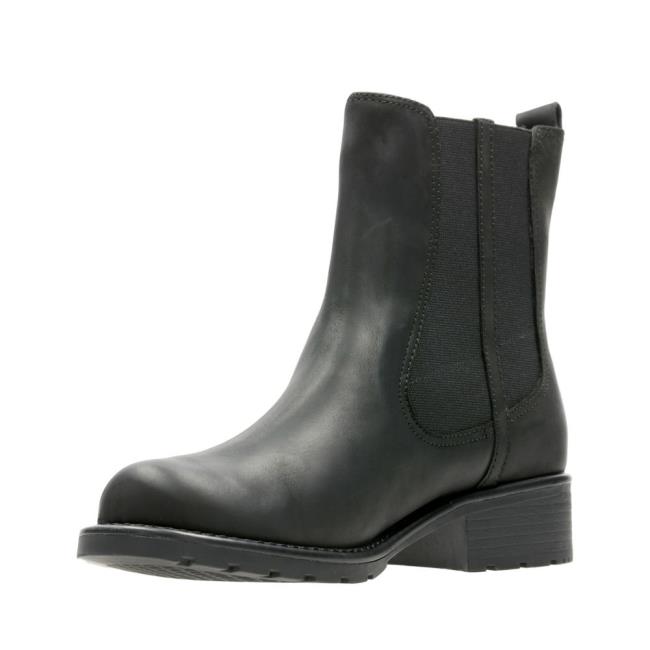 Botas Chelsea Clarks Orinoco Club Feminino Pretas | CLK139BYP