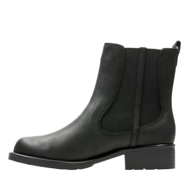 Botas Chelsea Clarks Orinoco Club Feminino Pretas | CLK139BYP