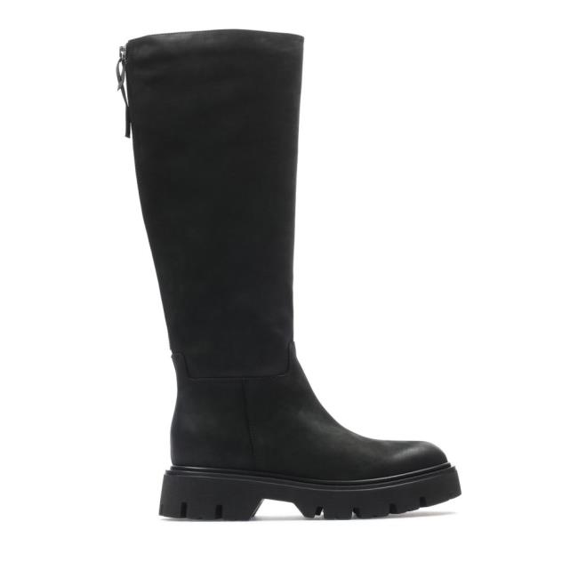 Botas De Cano Alto Clarks Motive Hi Feminino Pretas | CLK976WEL