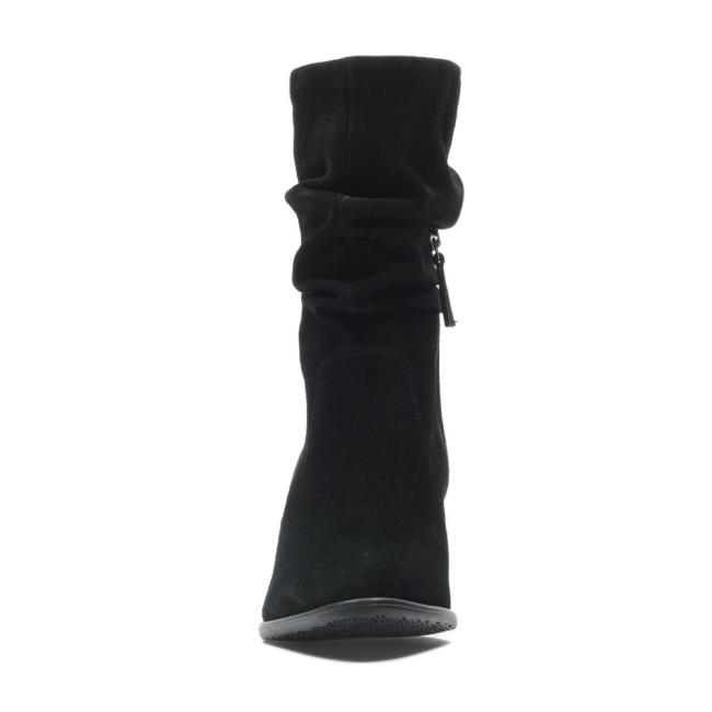 Botas Salto Alto Clarks Isabella2 Medio Feminino Pretas | CLK607DME