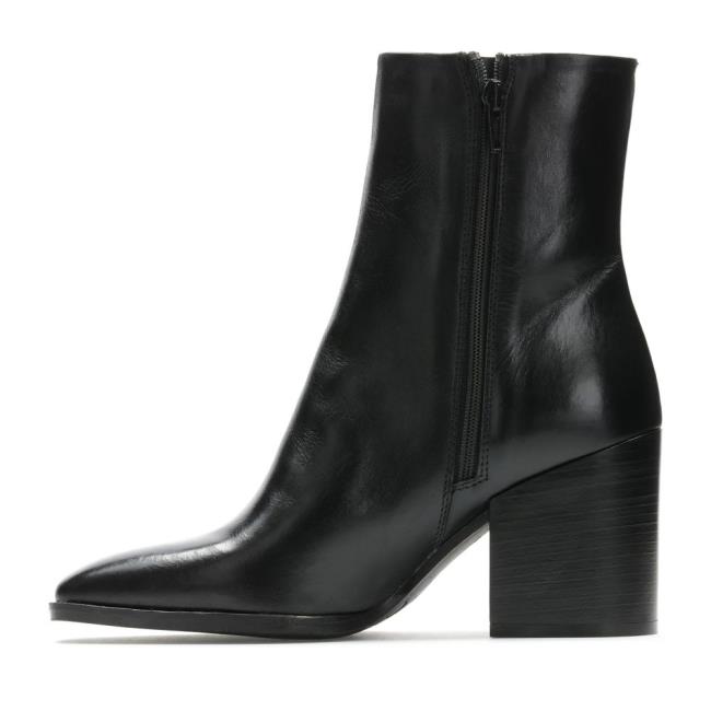 Botas Salto Alto Clarks Lydia Medio Feminino Pretas | CLK812KRP