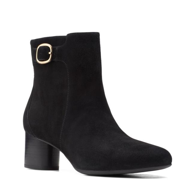 Botas Salto Alto Clarks Un Cosmo Vibe Feminino Pretas | CLK507AOW