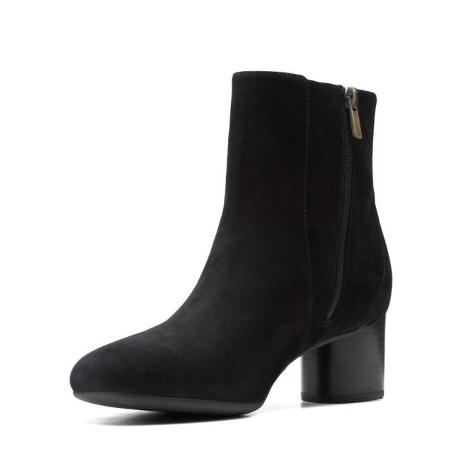 Botas Salto Alto Clarks Un Cosmo Vibe Feminino Pretas | CLK507AOW