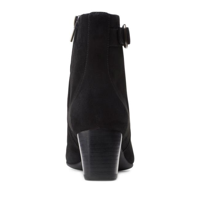 Botas Salto Alto Clarks Un Cosmo Vibe Feminino Pretas | CLK507AOW