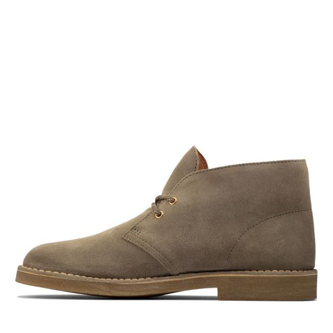 Botas do Deserto Clarks Desert Boot 2 Masculino Verde Oliva | CLK046RFI