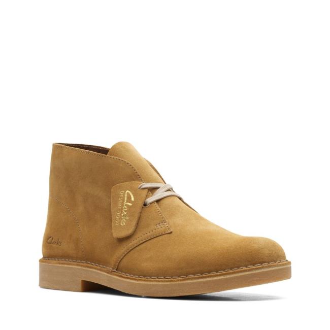 Botas do Deserto Clarks Desert Boot 2 Masculino Verdes | CLK762XFT