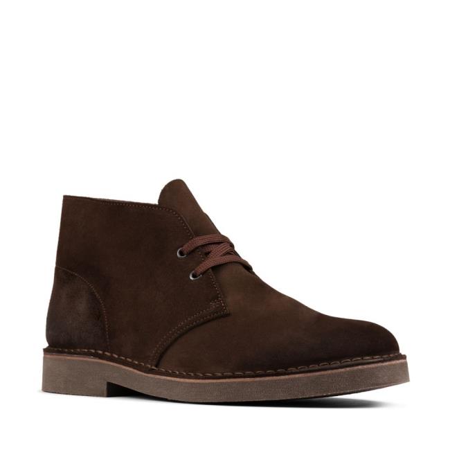 Botas do Deserto Clarks Desert Boot 2 Masculino Marrom Escuro | CLK974GOD