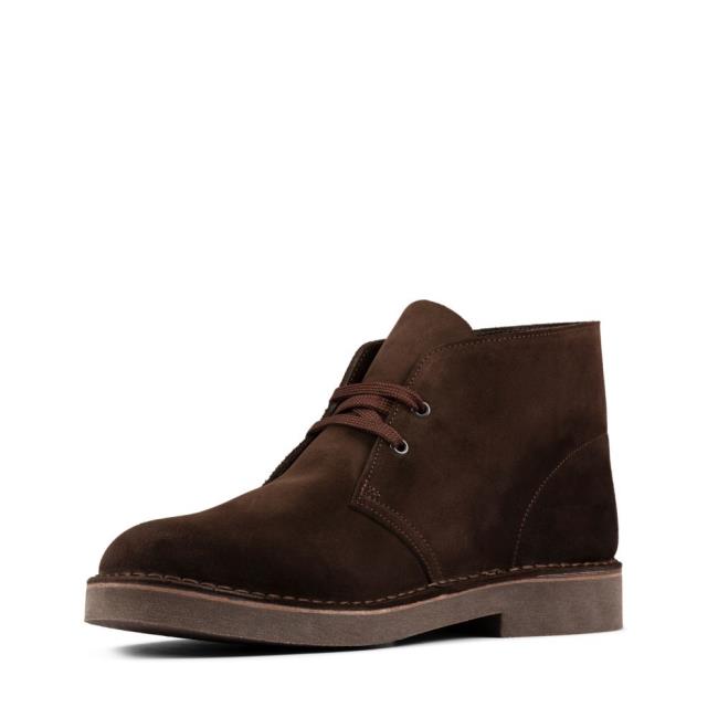 Botas do Deserto Clarks Desert Boot 2 Masculino Marrom Escuro | CLK974GOD