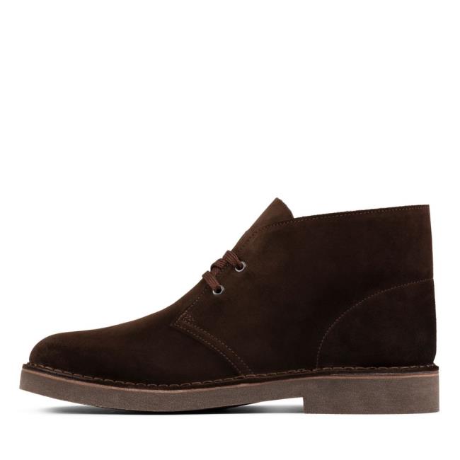 Botas do Deserto Clarks Desert Boot 2 Masculino Marrom Escuro | CLK974GOD