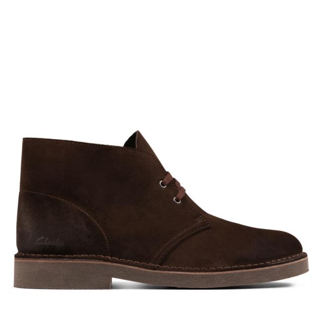 Botas do Deserto Clarks Desert Boot 2 Masculino Marrom Escuro | CLK974GOD