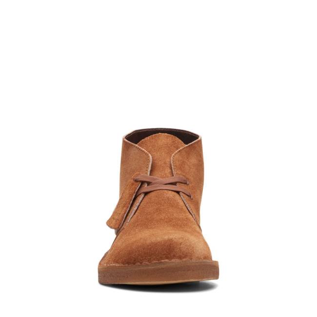 Botas do Deserto Clarks Desert Boot Classicos Masculino Ginger Hairy Sde | CLK178FWD