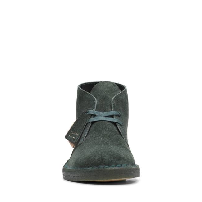 Botas do Deserto Clarks Desert Boot Classicos Masculino Verdes | CLK419IYQ