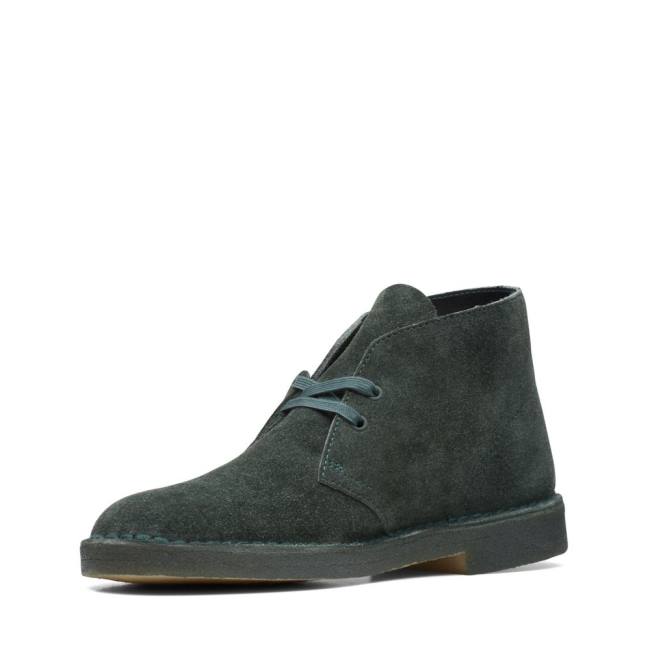 Botas do Deserto Clarks Desert Boot Classicos Masculino Verdes | CLK419IYQ