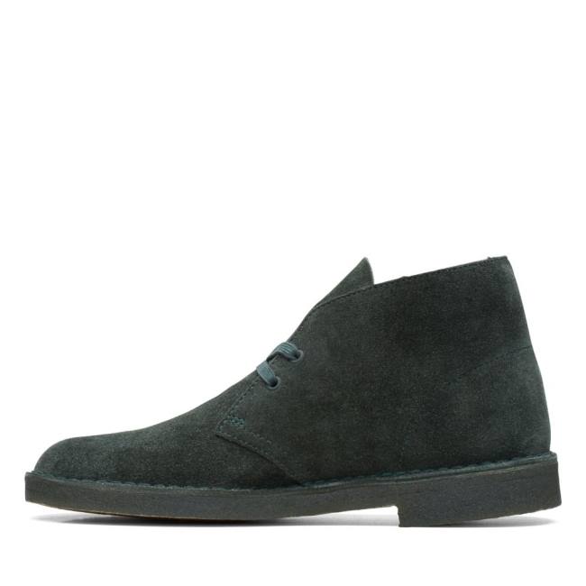 Botas do Deserto Clarks Desert Boot Classicos Masculino Verdes | CLK419IYQ