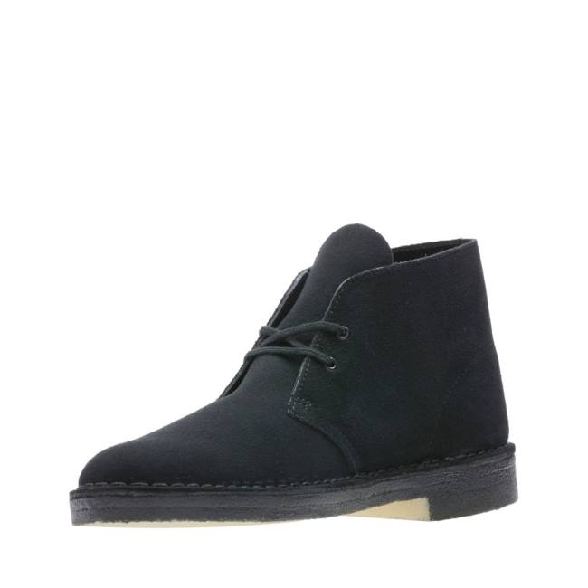 Botas do Deserto Clarks Desert Boot Classicos Masculino Pretas | CLK495ULN