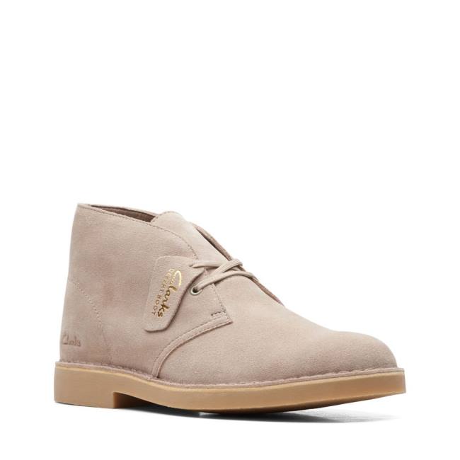 Botas do Deserto Clarks Desert Boot Classicos Evo Masculino Sand Suede | CLK928NMF